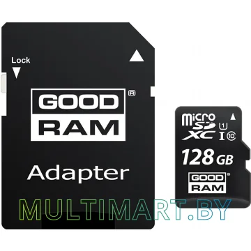 Карта памяти GOODRAM M1AA microSDXC 128GB (с адаптером)